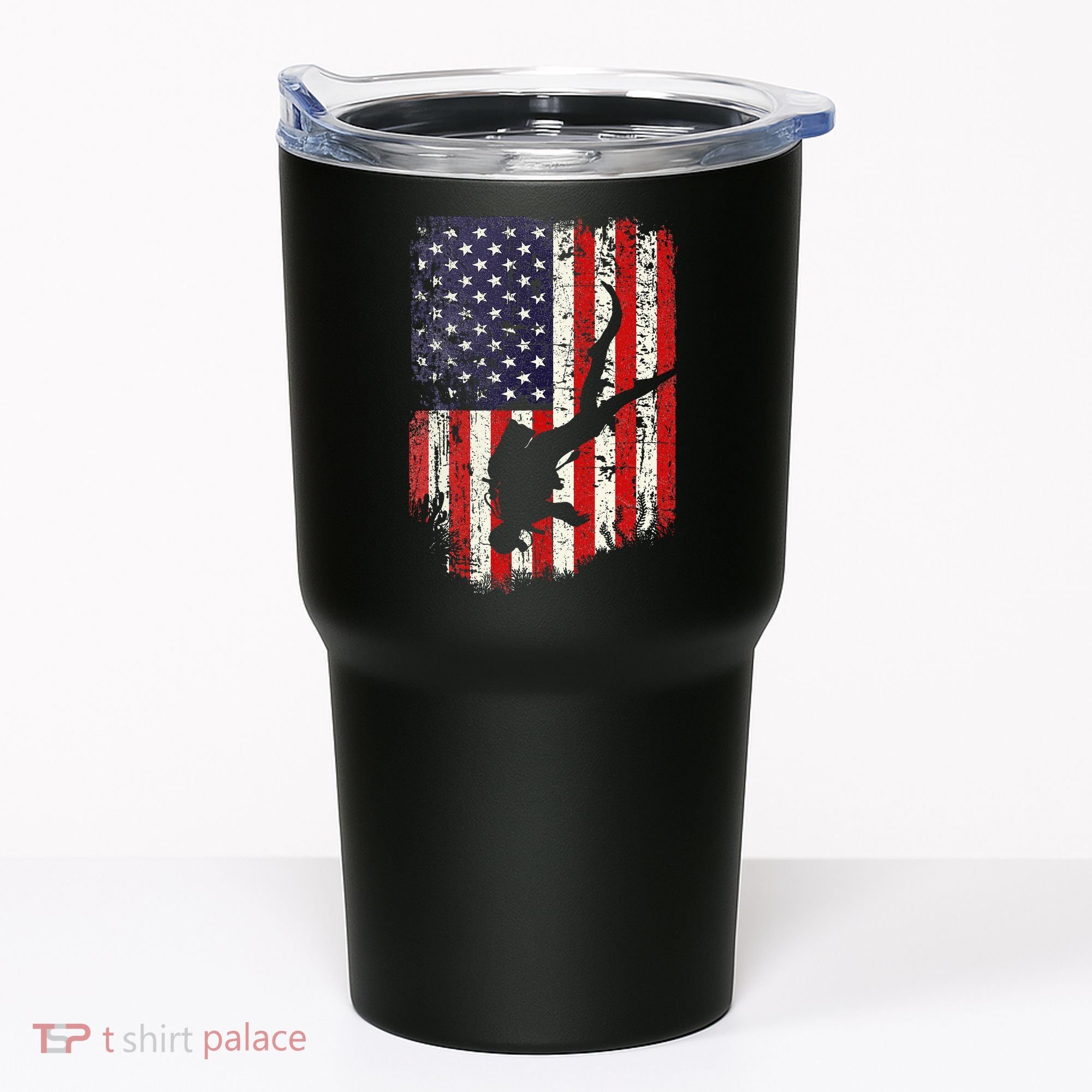 Scuba Diver Scuba Diving American Flag Tumbler