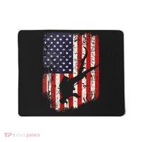 Scuba Diver Scuba Diving American Flag Mousepad thumb 0