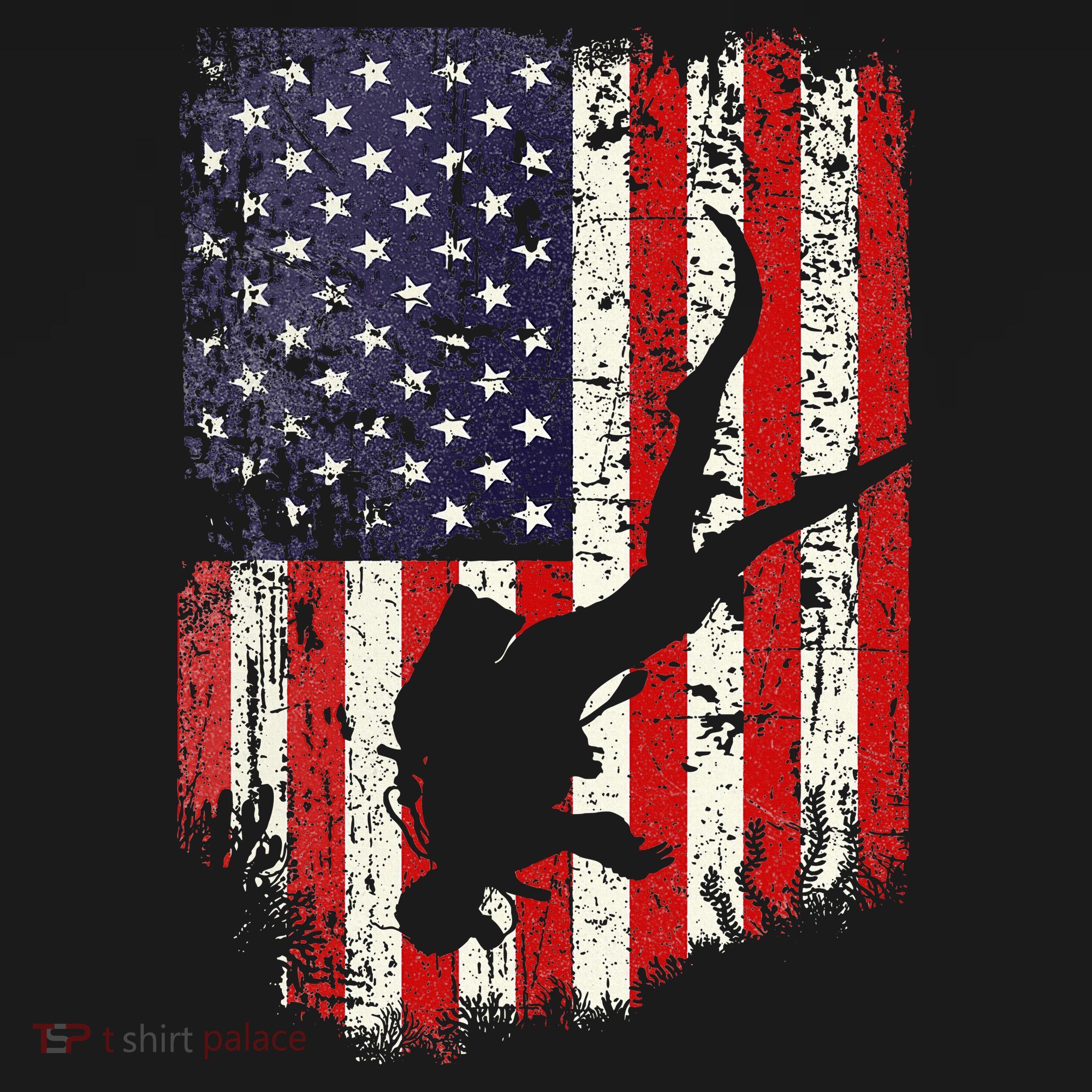 Scuba Diver Scuba Diving American Flag Baby Bodysuit