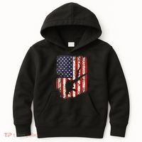 Scuba Diver Scuba Diving American Flag Kids Hoodie thumb 0