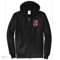 Scuba Diver Scuba Diving American Flag Full Zip Hoodie thumb 0