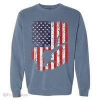 Scuba Diver Scuba Diving American Flag Garment-Dyed Sweatshirt thumb 0