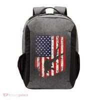 Scuba Diver Scuba Diving American Flag Vector Backpack thumb 0