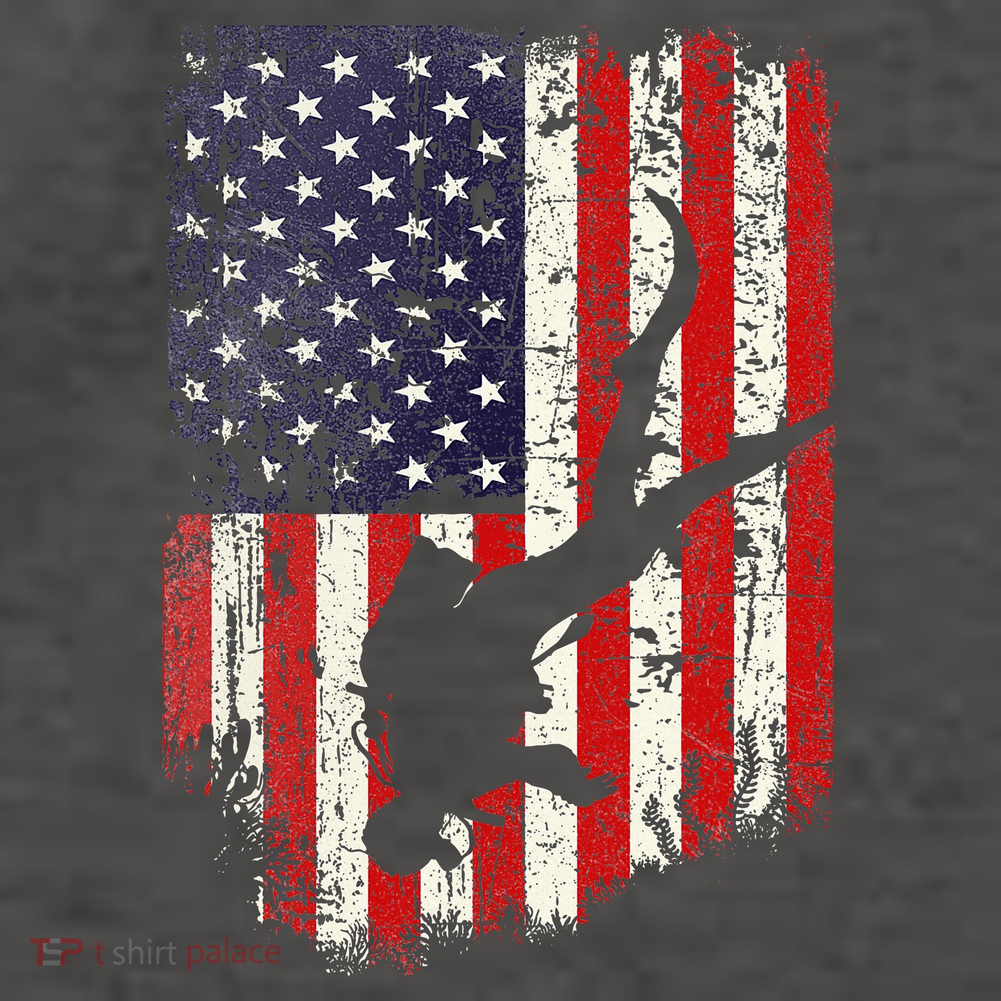 Scuba Diver Scuba Diving American Flag Vector Backpack