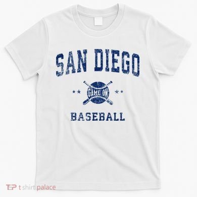San Diego SD Vintage Baseball Throwback Retro Design T-Shirt