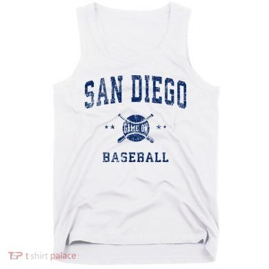 San Diego SD Vintage Baseball Throwback Retro Design Tank Top
