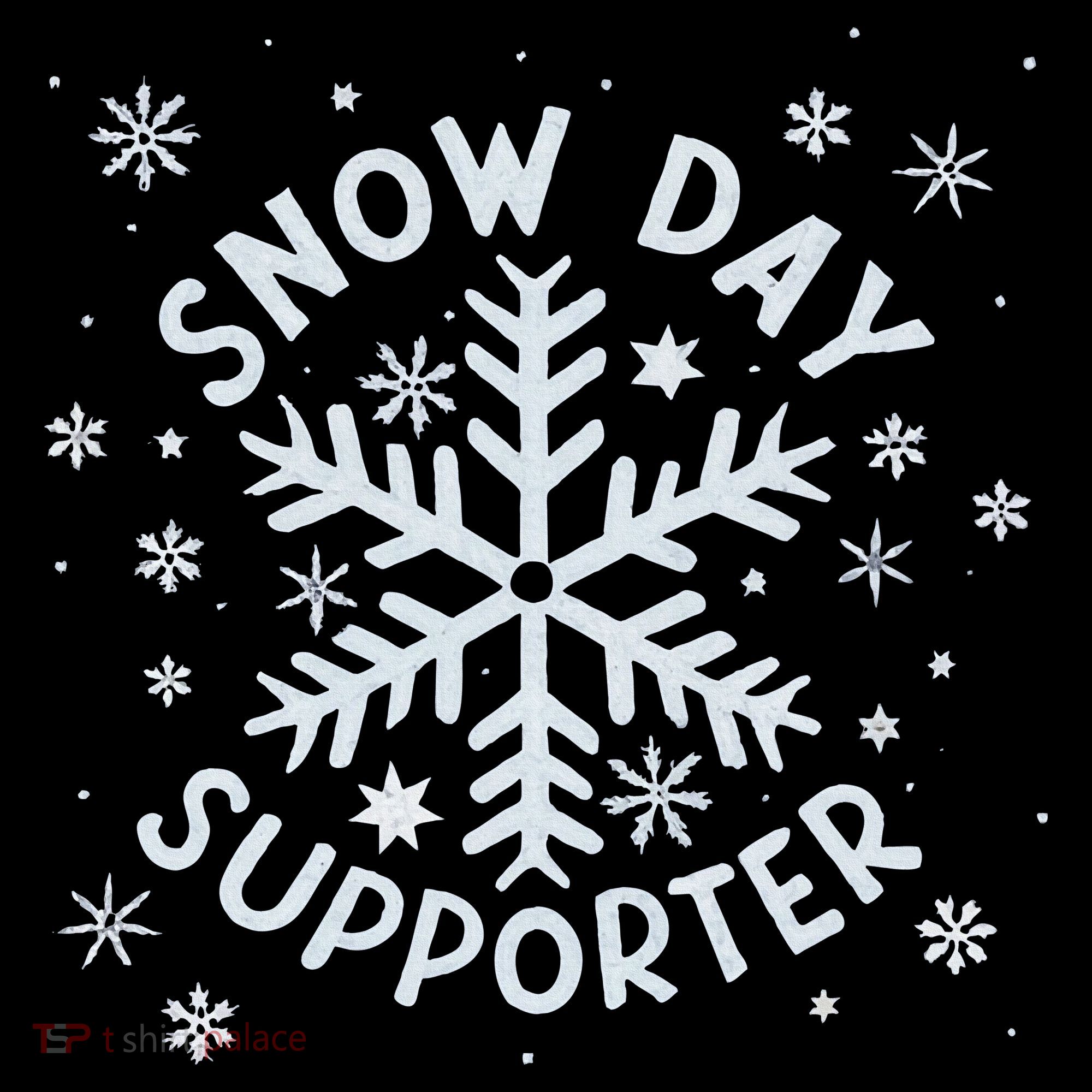 Snow Day Supporter Snowflake Winter Let It Snow  Women's Hoodie