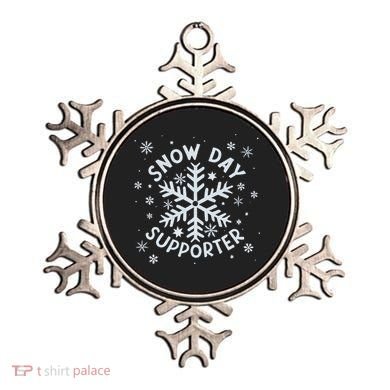 Snow Day Supporter Snowflake Winter Let It Snow  Ornament