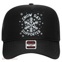 Snow Day Supporter Snowflake Winter Let It Snow  Hat thumb 0