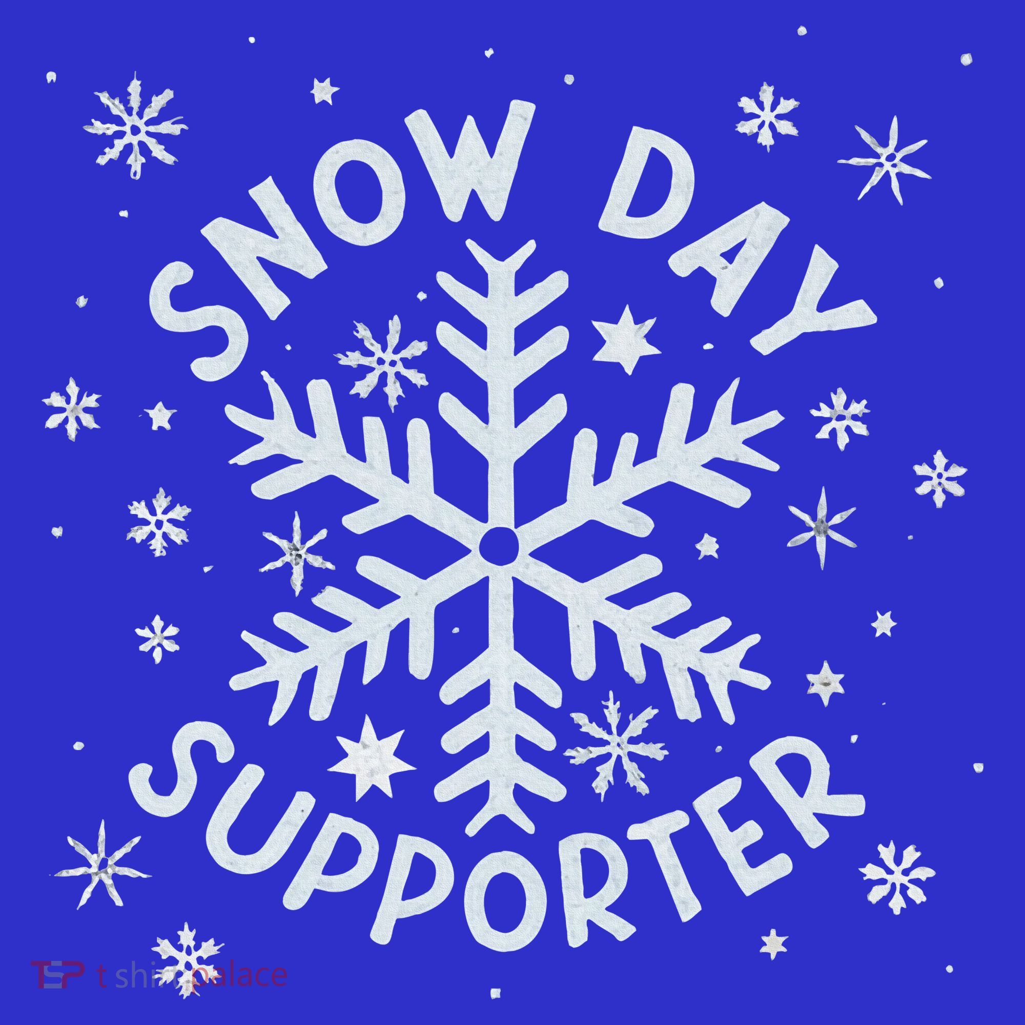 Snow Day Supporter Snowflake Winter Let It Snow  Polo