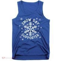 Snow Day Supporter Snowflake Winter Let It Snow  Tank Top thumb 0