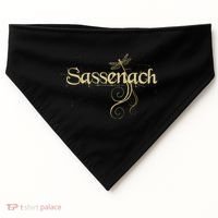 Sassenach Dragonfly Scottish Gift Retro USA-Made Doggie Bandana thumb 0