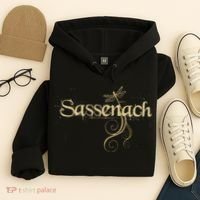 Sassenach Dragonfly Scottish Gift Retro Hoodie thumb 4