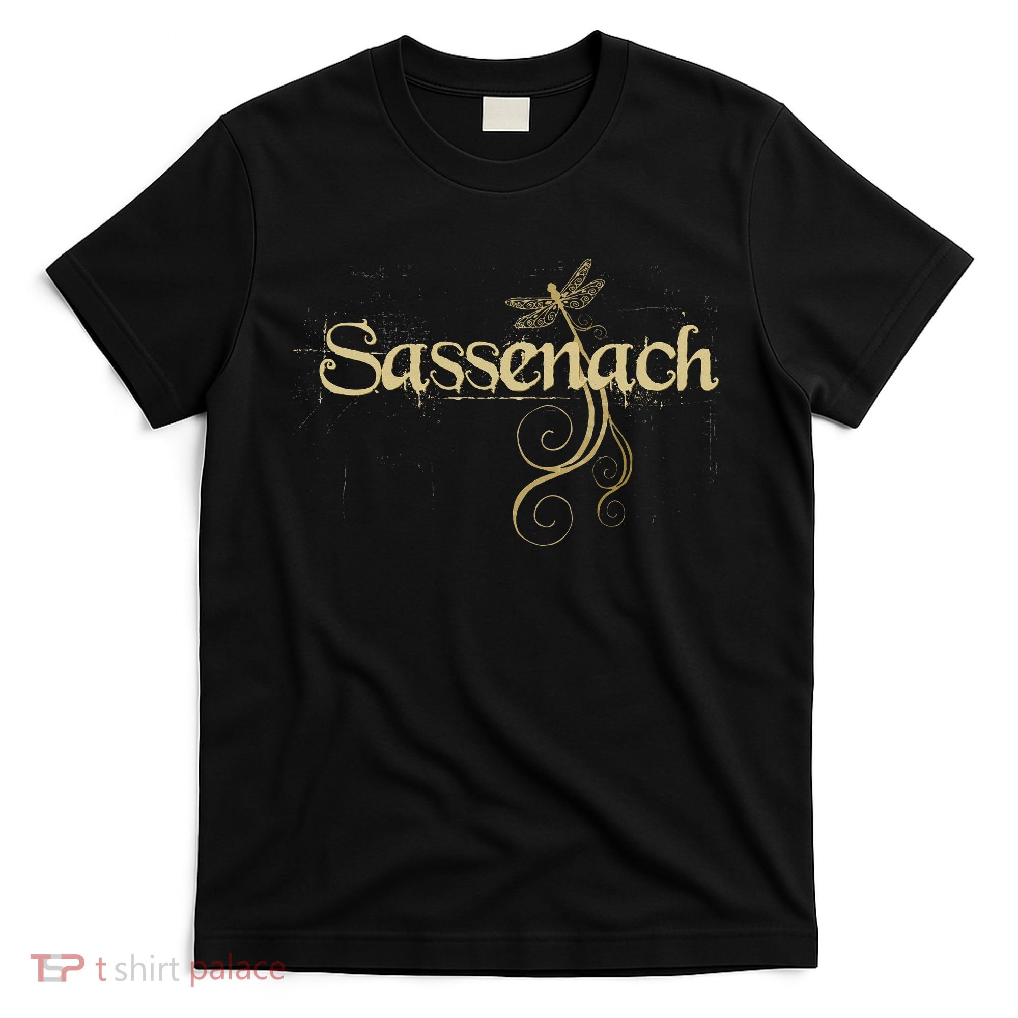 Sassenach Dragonfly Scottish Gift Retro T-Shirt