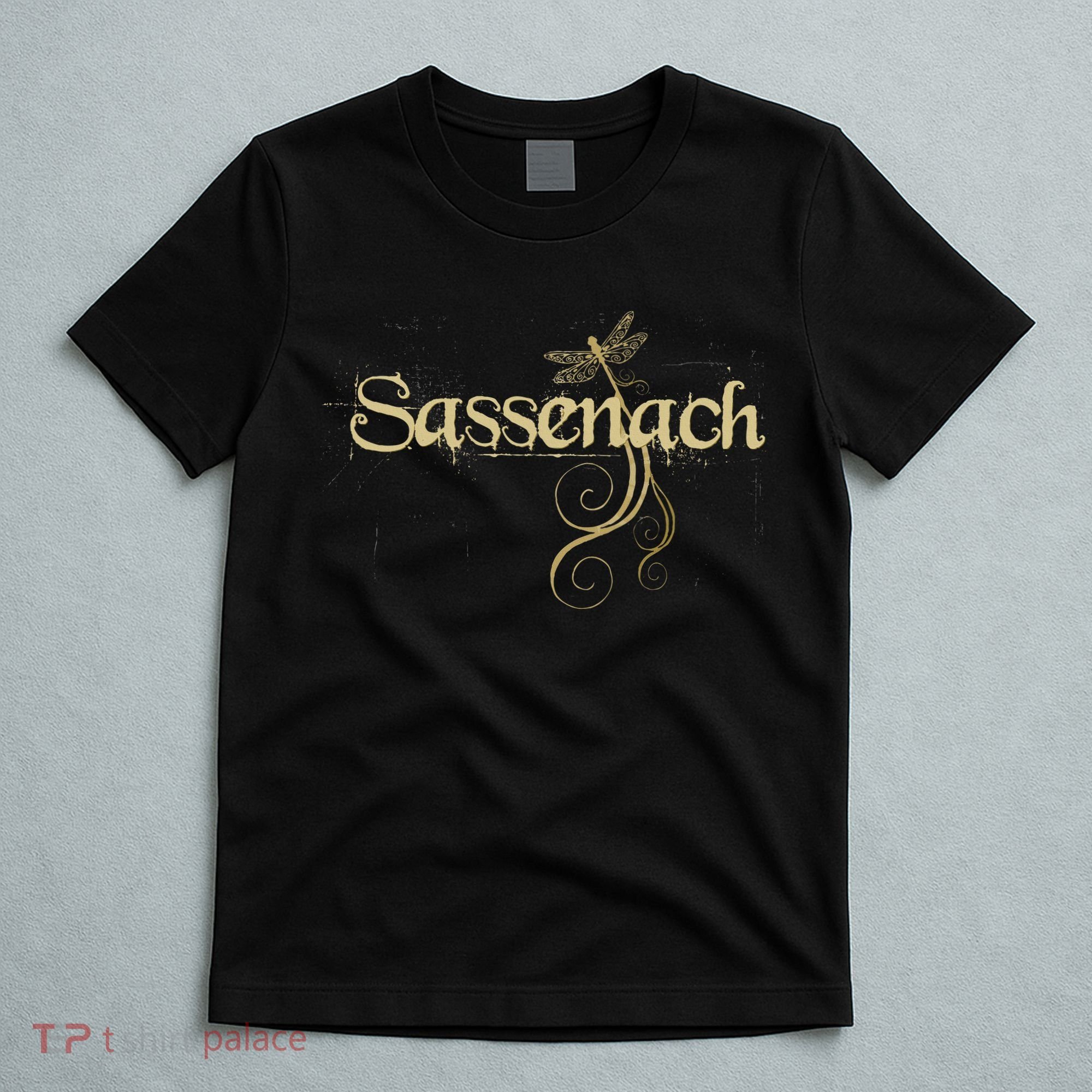 Sassenach Dragonfly Scottish Gift Retro T-Shirt