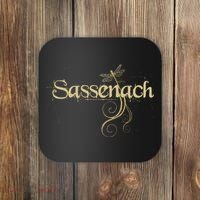Sassenach Dragonfly Scottish Gift Retro Coaster thumb 0