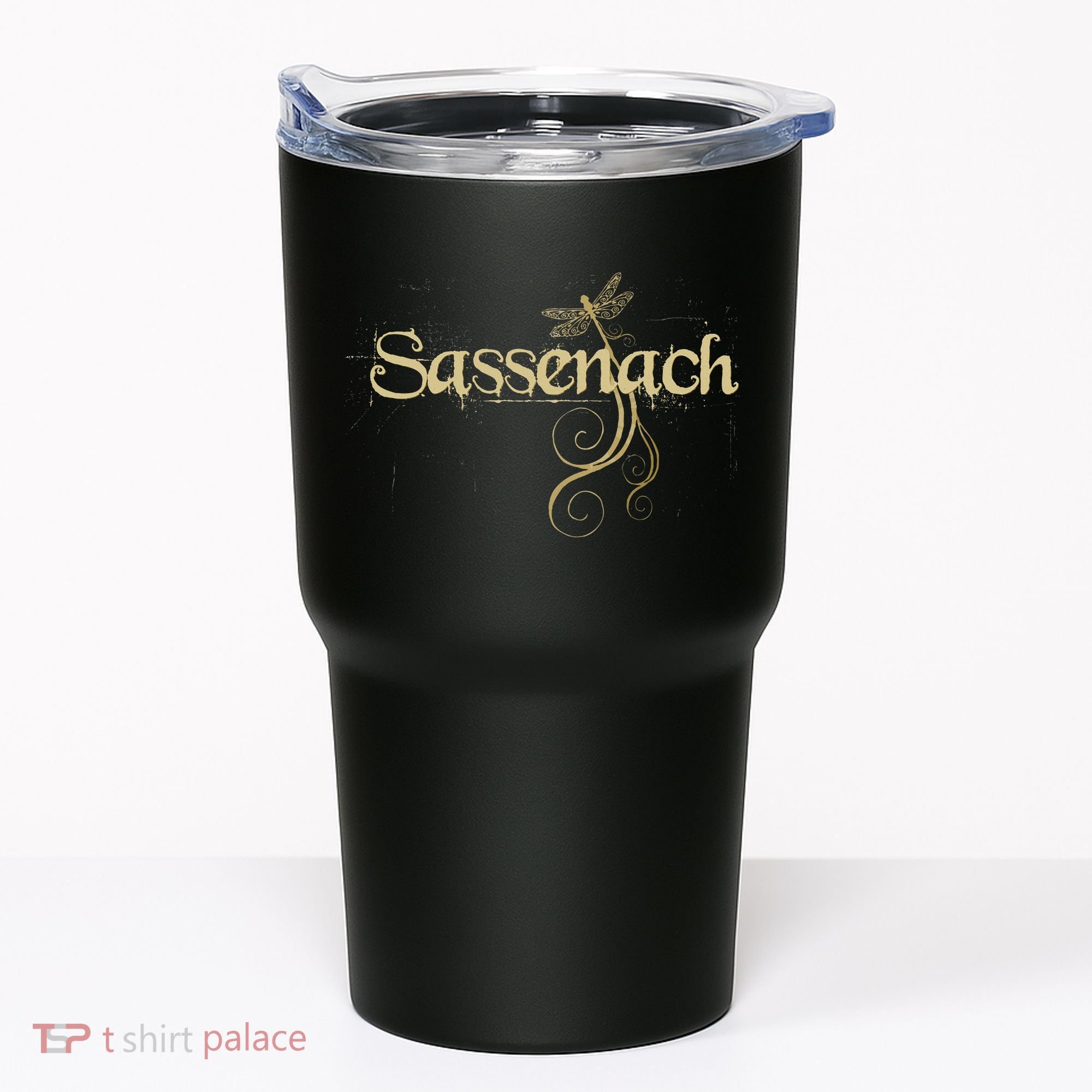 Sassenach Dragonfly Scottish Gift Retro Tumbler