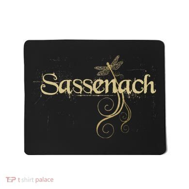 Sassenach Dragonfly Scottish Gift Retro Mousepad