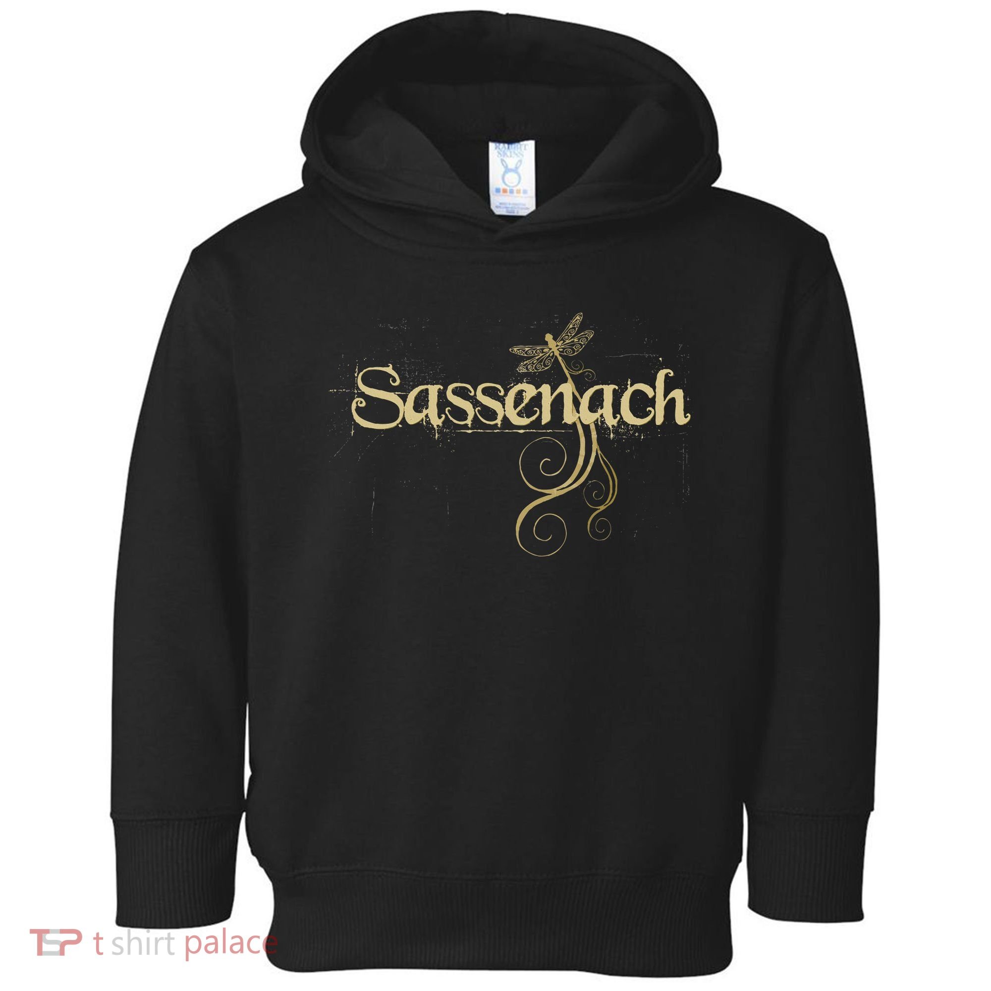 Sassenach Dragonfly Scottish Gift Retro Toddler Hoodie