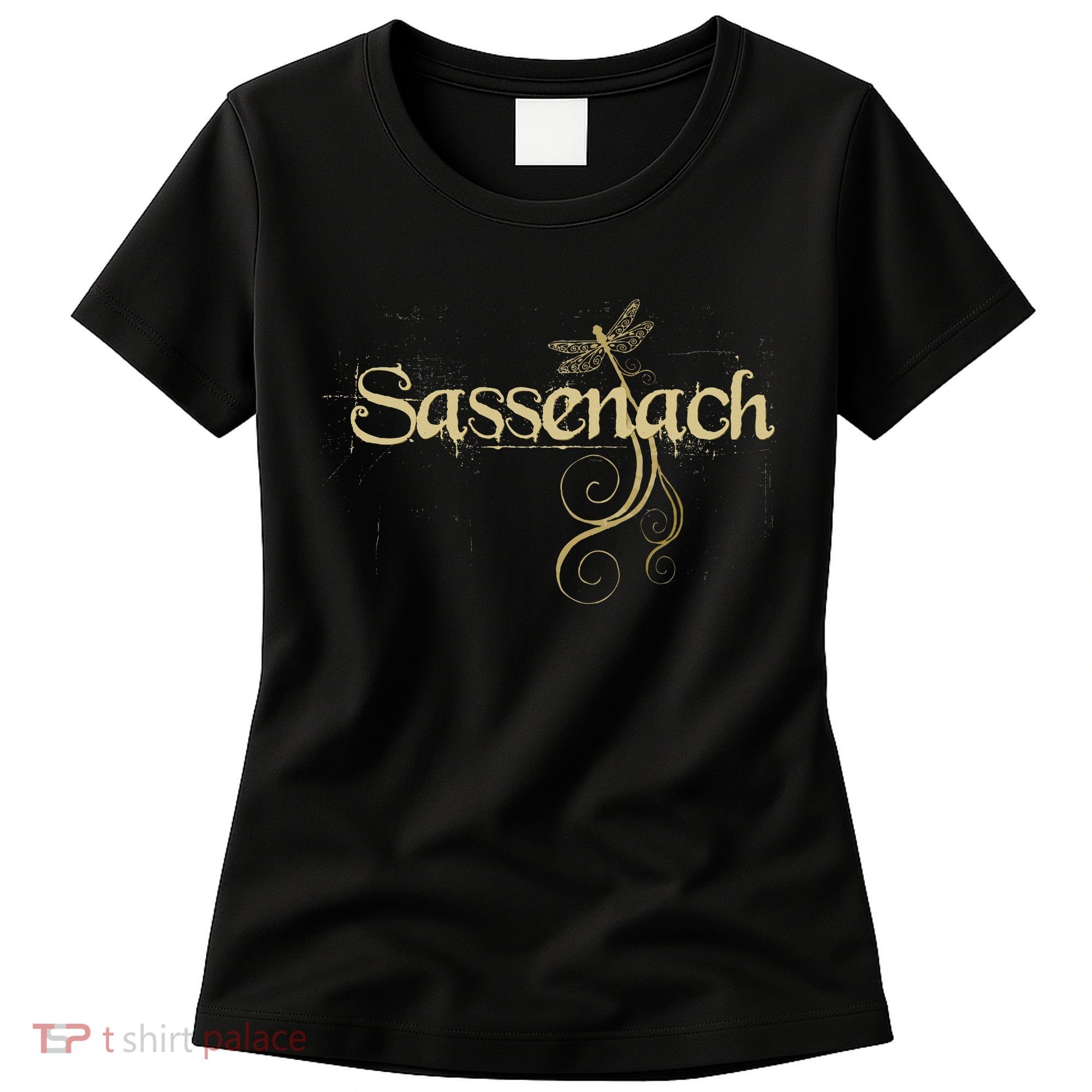 Sassenach Dragonfly Scottish Gift Retro Women's T-Shirt