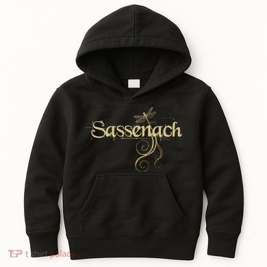 Sassenach Dragonfly Scottish Gift Retro Kids Hoodie