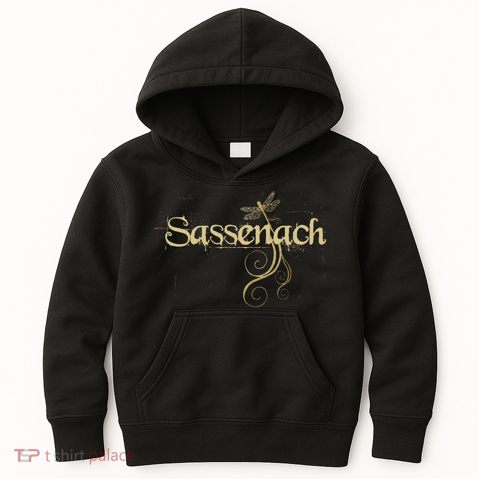 Sassenach Dragonfly Scottish Gift Retro Kids Hoodie
