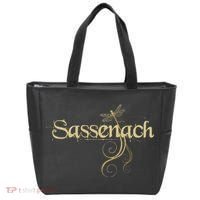 Sassenach Dragonfly Scottish Gift Retro Tote Bag thumb 0