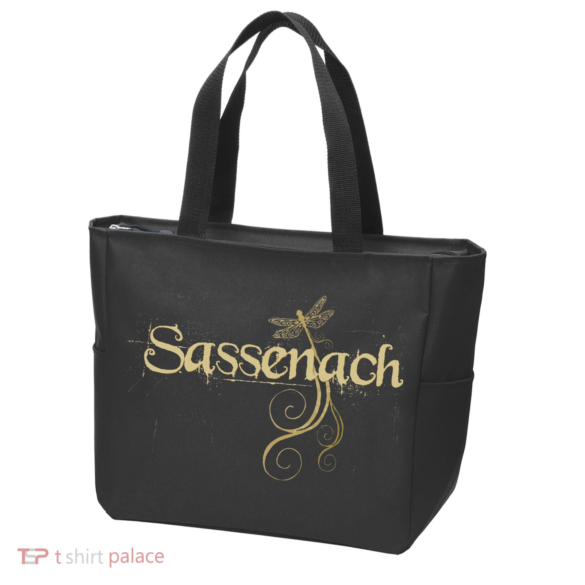Sassenach Dragonfly Scottish Gift Retro Tote Bag