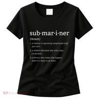 Submariner Definition Submersible Nuclearpowered Submarine Women's T-Shirt thumb 0