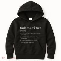 Submariner Definition Submersible Nuclearpowered Submarine Kids Hoodie thumb 0