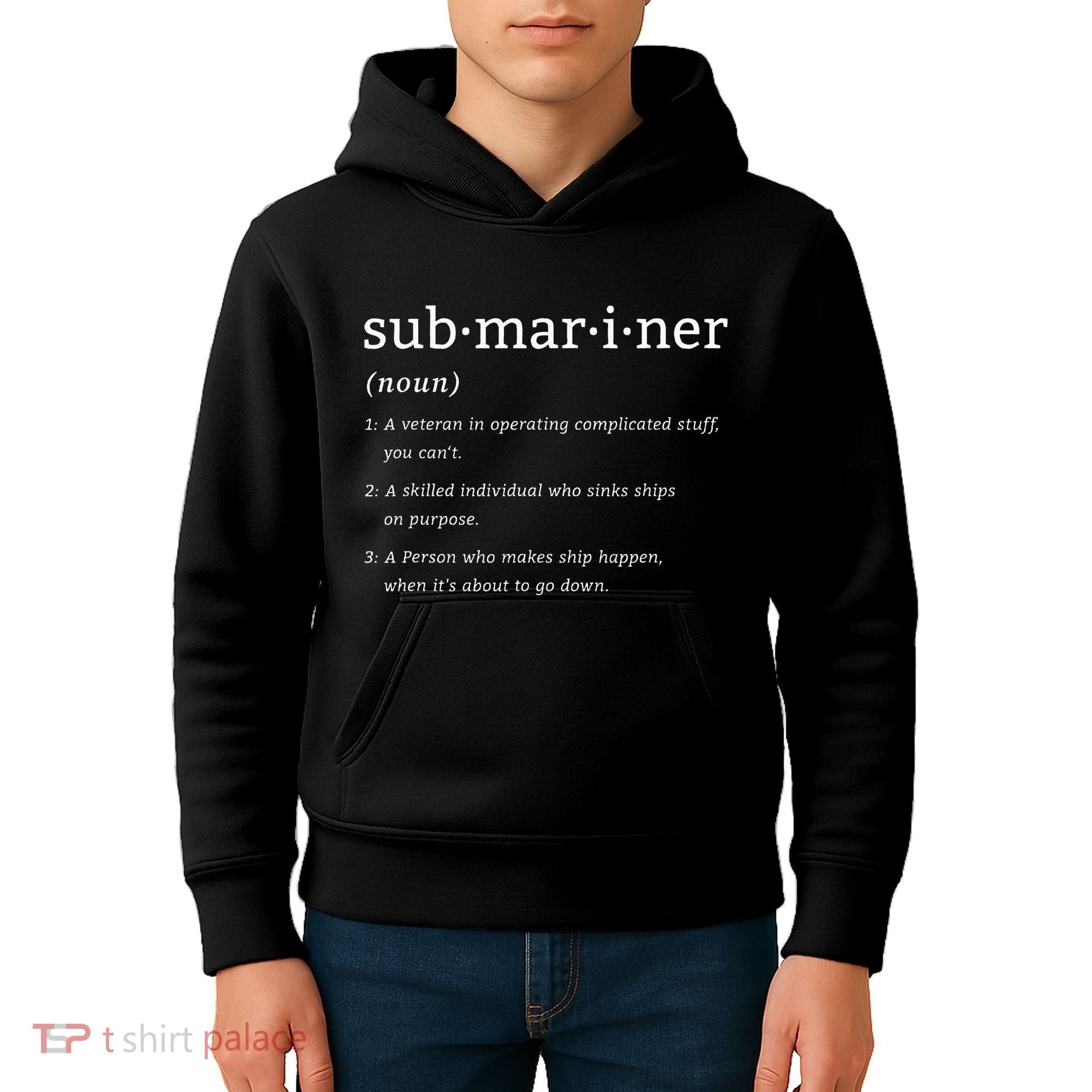Submariner Definition Submersible Nuclearpowered Submarine Kids Hoodie