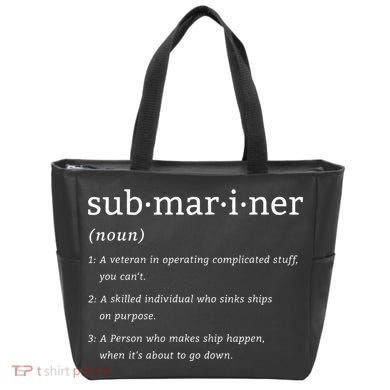 Submariner Definition Submersible Nuclearpowered Submarine Tote Bag