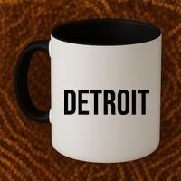 Simple Detroit Coffee Mug thumb 2