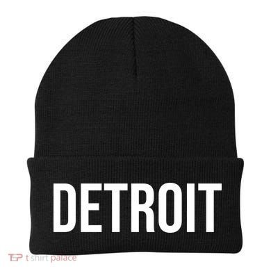 Simple Detroit Beanie