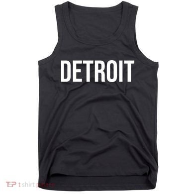 Simple Detroit Tank Top