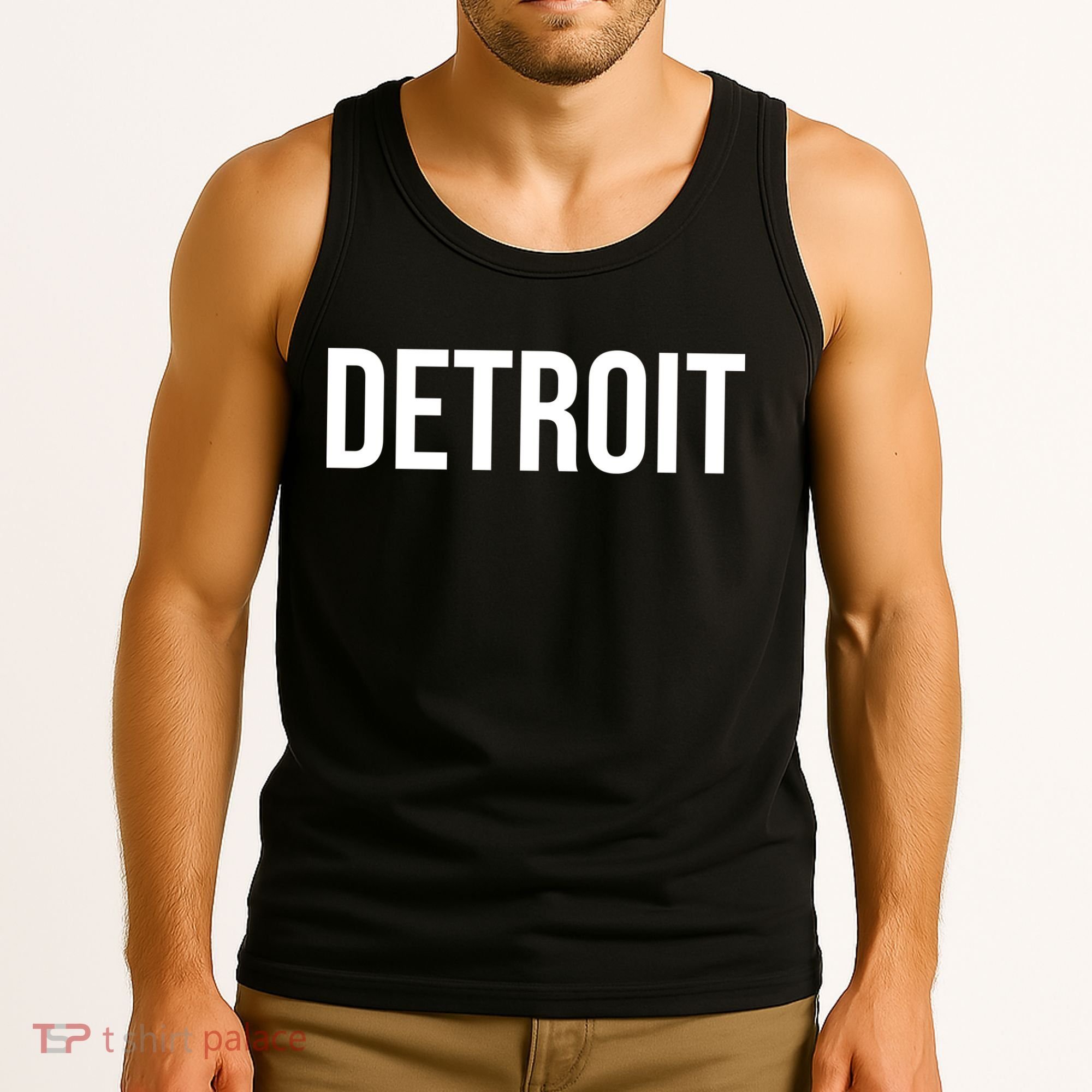 Simple Detroit Tank Top