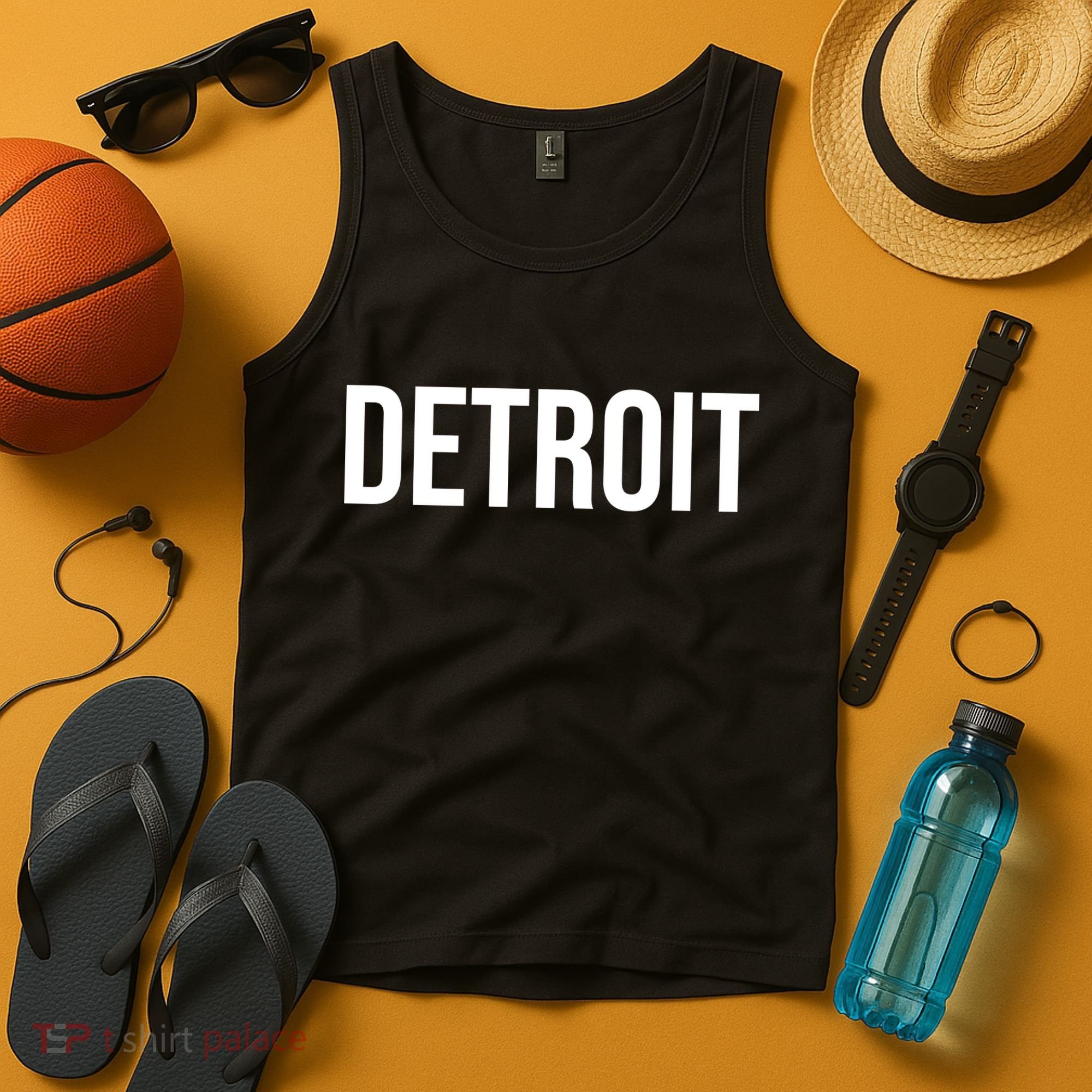 Simple Detroit Tank Top