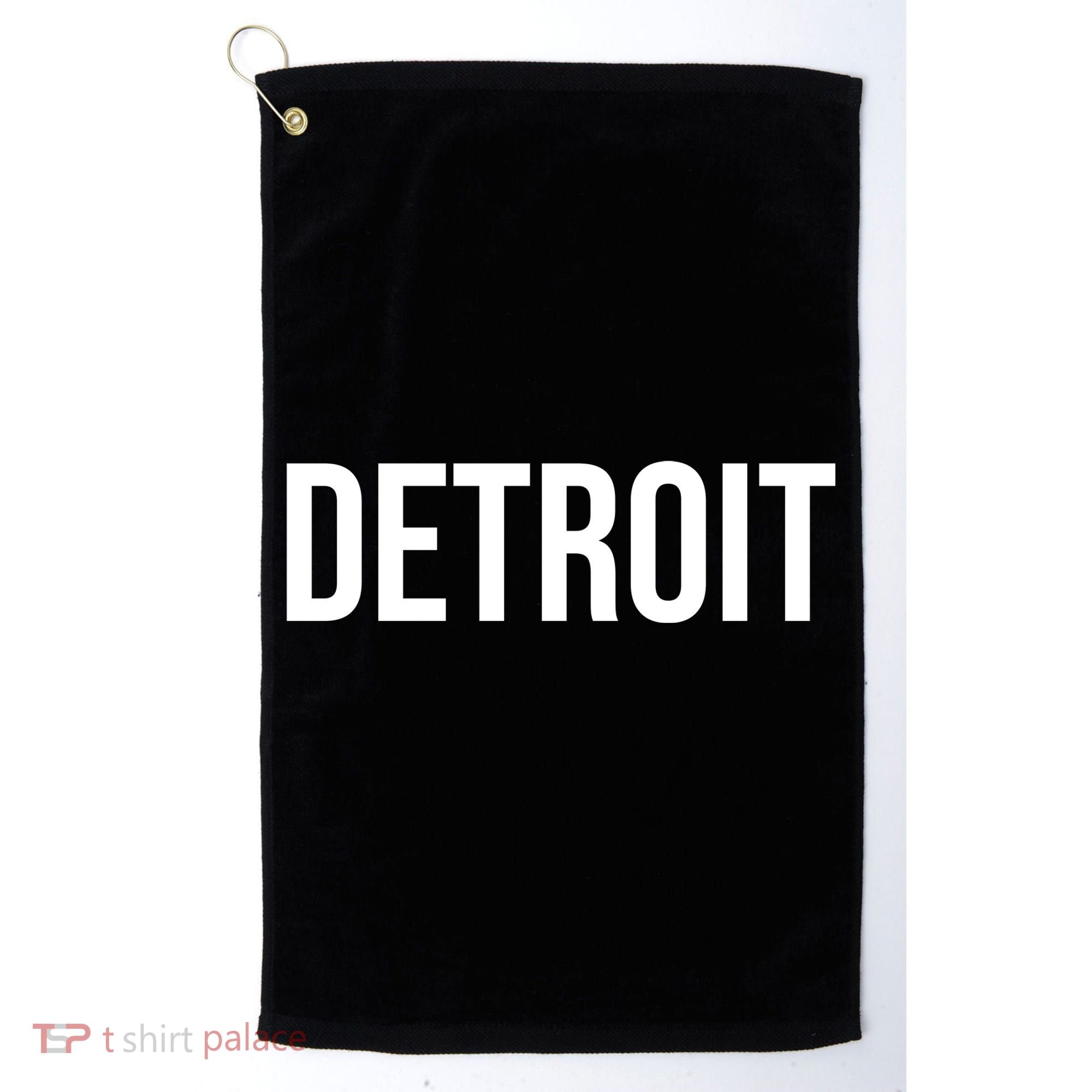 Simple Detroit Golf Towel