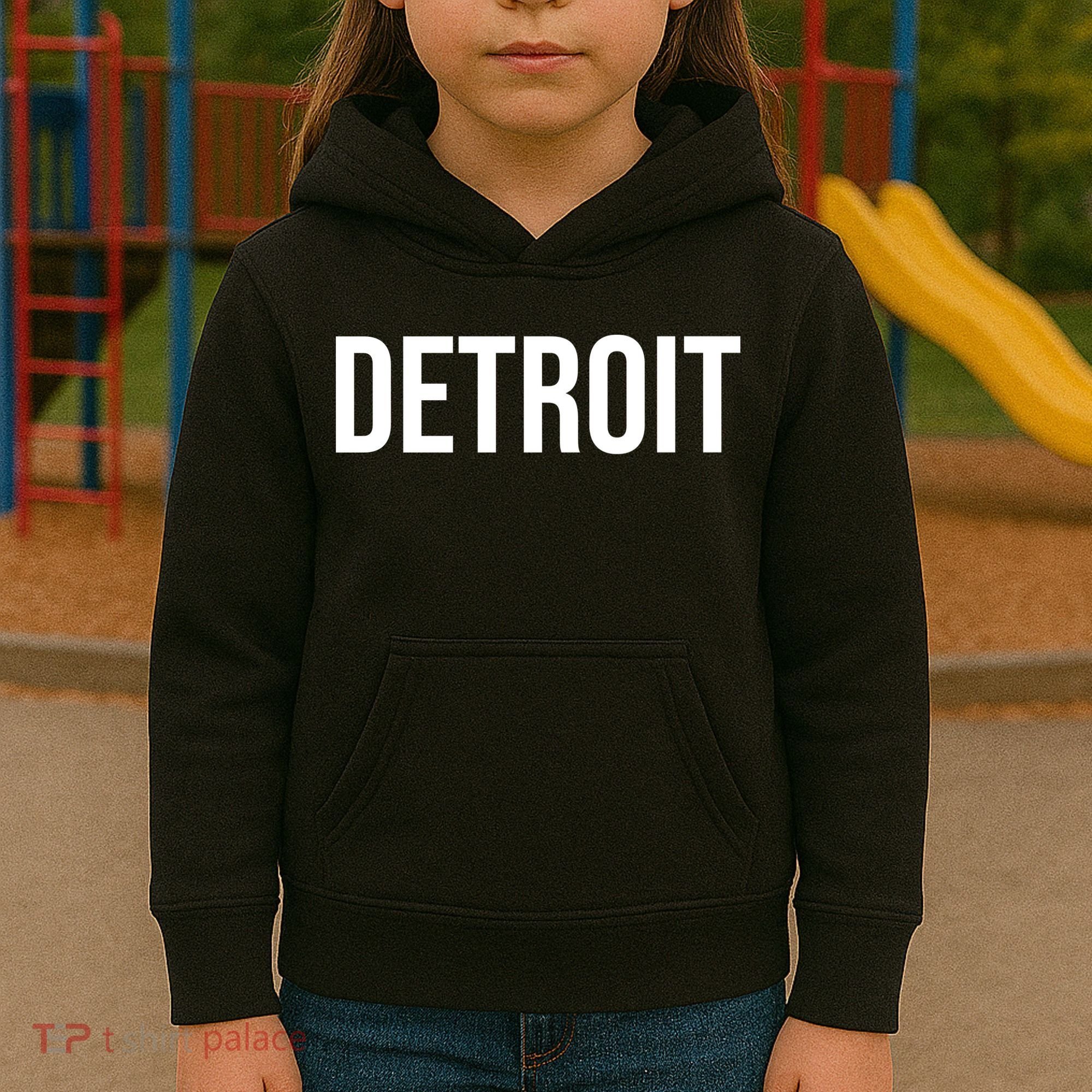 Simple Detroit Kids Hoodie