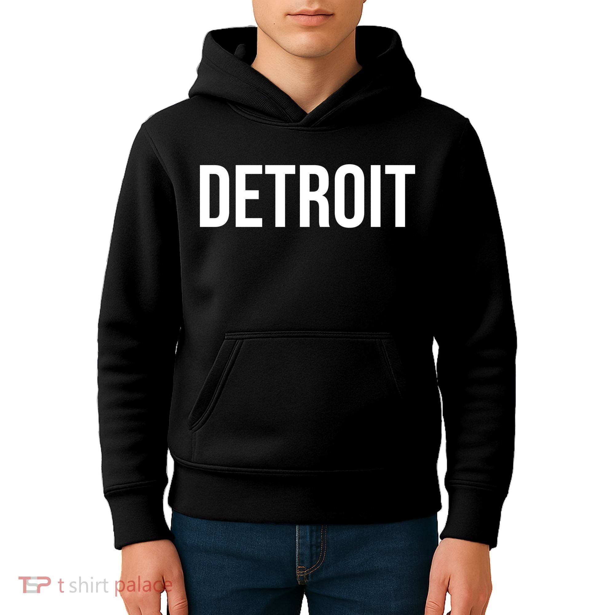 Simple Detroit Kids Hoodie
