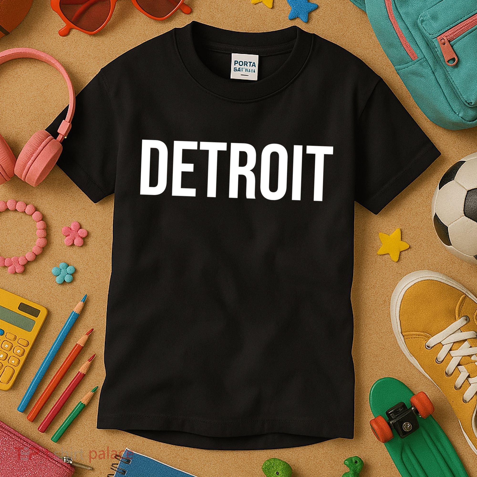 Simple Detroit Kids T-Shirt