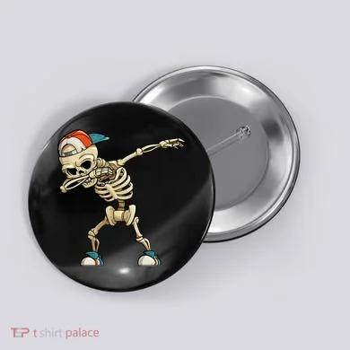 Skeleton Dabbing Button