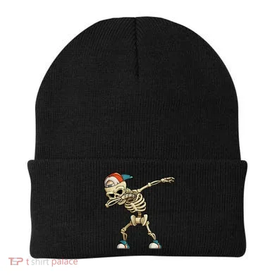 Skeleton Dabbing Beanie