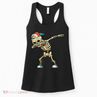 Skeleton Dabbing Women's Tank Top