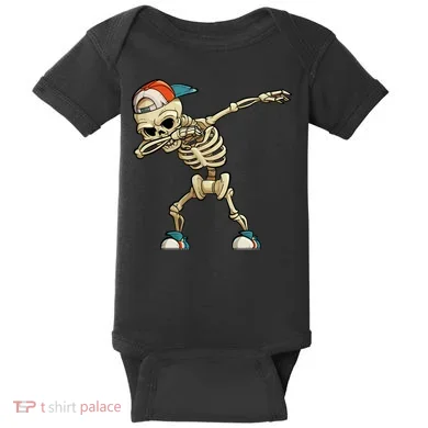 Skeleton Dabbing Baby Bodysuit