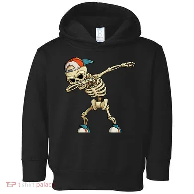 Skeleton Dabbing Toddler Hoodie