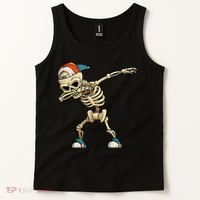 Skeleton Dabbing Tank Top thumb 2