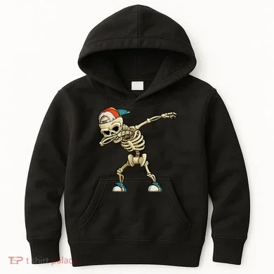 Skeleton Dabbing Kids Hoodie
