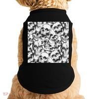 Spooky Deadly Skulls Doggie Tank thumb 0