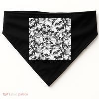 Spooky Deadly Skulls USA-Made Doggie Bandana thumb 0